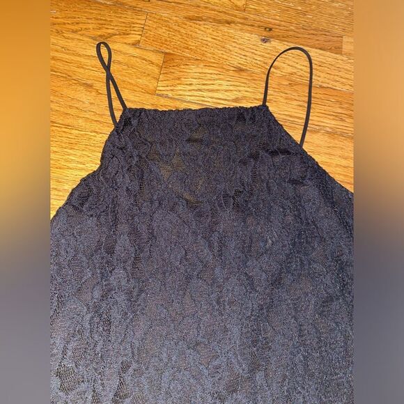 NWOT Pins & Needles Anthropologie Black Lace Minidress Size Small - Picture 4 of 9